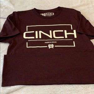 Brand new cinch burgundy tee